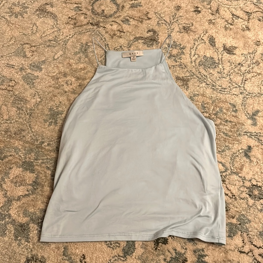 Light blue tank top